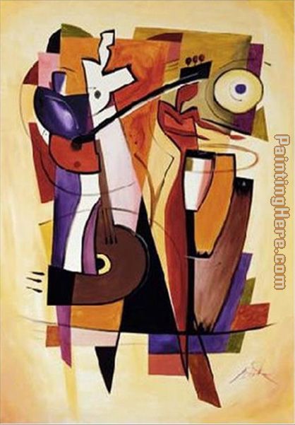 The Beat Goes On painting - Alfred Gockel The Beat Goes On art painting